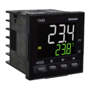 Control de Temperatura Digital / Out (Corriente o SSR) / SubOut (2xRele SPST + RS485) / 48x48mm / 100-230VAC / IP50 | AUTONICS