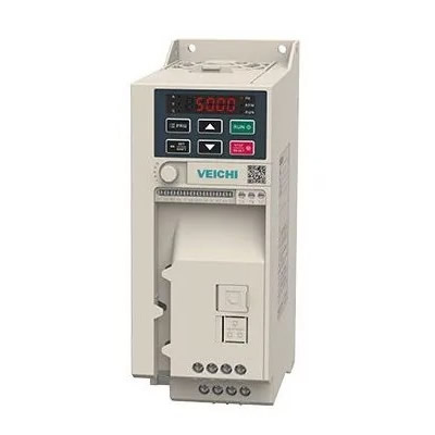 Variador De Velocidad VEICHI 1HP 4Amp 0,75Kw AC10, IP20, 1 Phase Input, 3 Phase Output, 220-240 Volts, con unidad de frenado