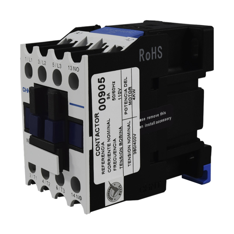 Contactor 9A AC3 110VAC UL | CHINT - Imagen 3