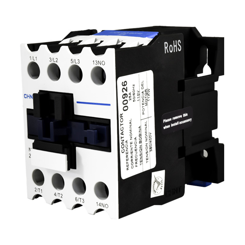 Contactor 25A AC3 110VAC UL | CHINT - Imagen 2