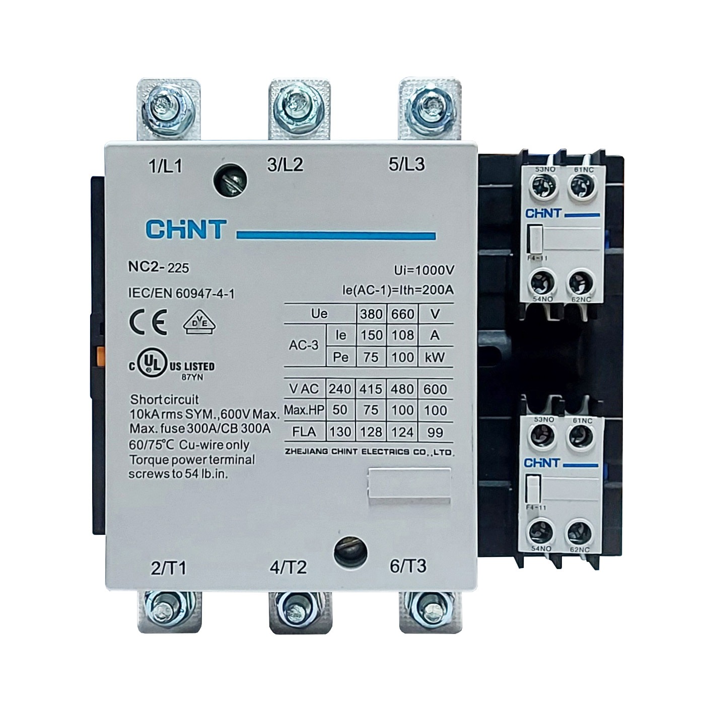 Contactor CHINT 225A 110VAC