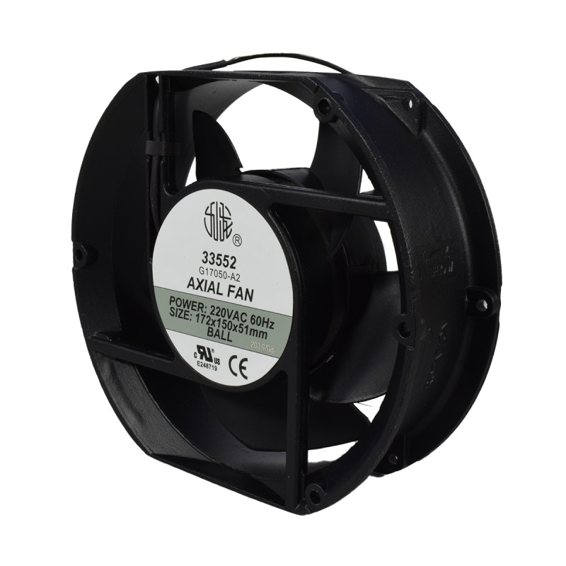 Ventilador Axial 172 X 150 X 51mm - 200 - 240VAC - Rodamiento UL | EBCHQ - Imagen 3