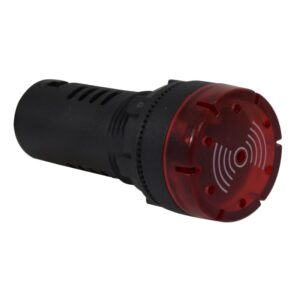 LAMPARA LED ROJO C / BUZZER 127 VAC - EBC