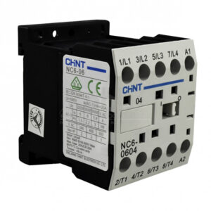 Mini Contactor Auxiliar 6A AC3 220VAC 4NO