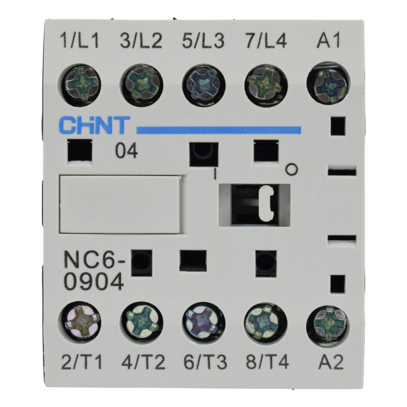 Mini Contactor Auxiliar 9A AC3 24VAC 4NO - Imagen 2