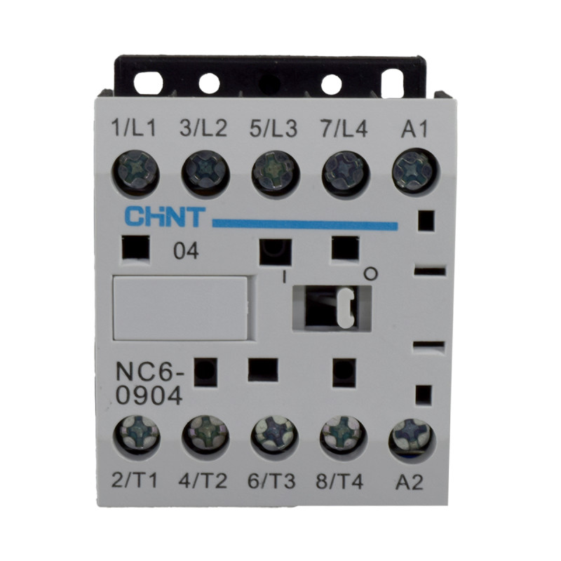 Mini Contactor Auxiliar 9A AC3 220VAC 4NO - Imagen 2
