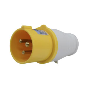 CLAVIJA AÉREA 16A 110VAC 2P+T AMARILLO