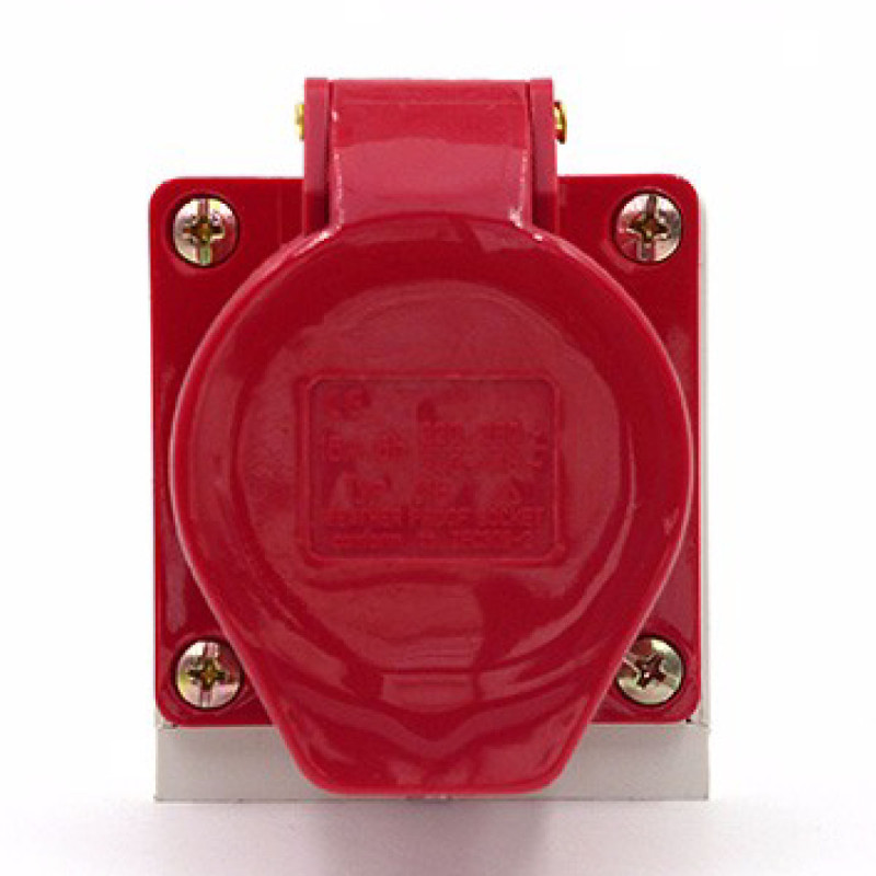 TOMA SOBREPONER 16A 220-380/240-415VAC ROJO - Imagen 2