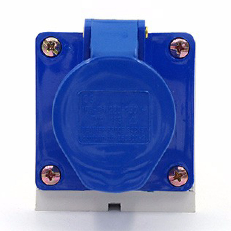TOMA SOBREPONER 32A 230VAC 2P+T AZUL REF: 15030 - Imagen 3