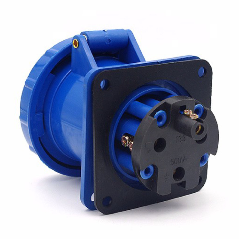TOMA INCRUSTAR 63A 230VAC 2P+T AZUL - Imagen 4
