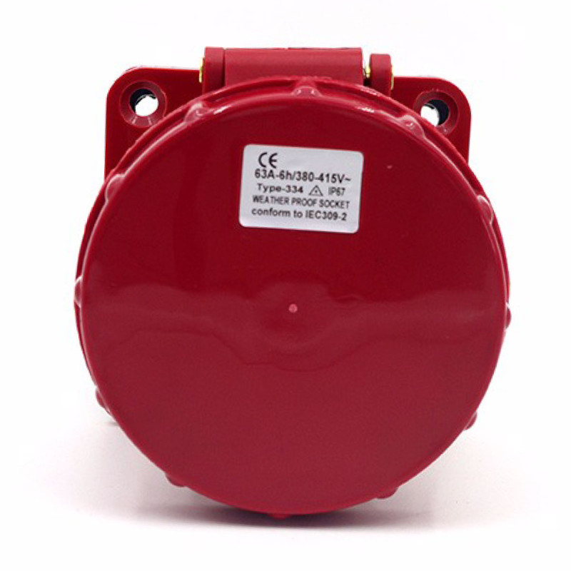 TOMA INCRUSTAR 4X125 AMP 380-415 VAC IP 67 - Imagen 2
