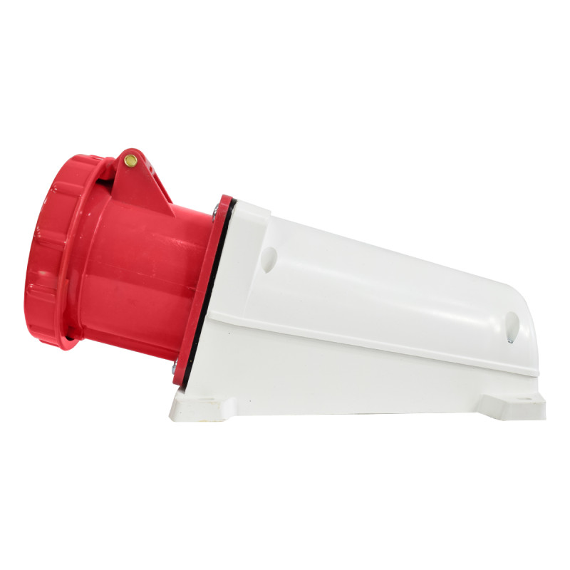 TOMA SOBREPONER 63A 220-380/240-415VAC ROJO - Imagen 2