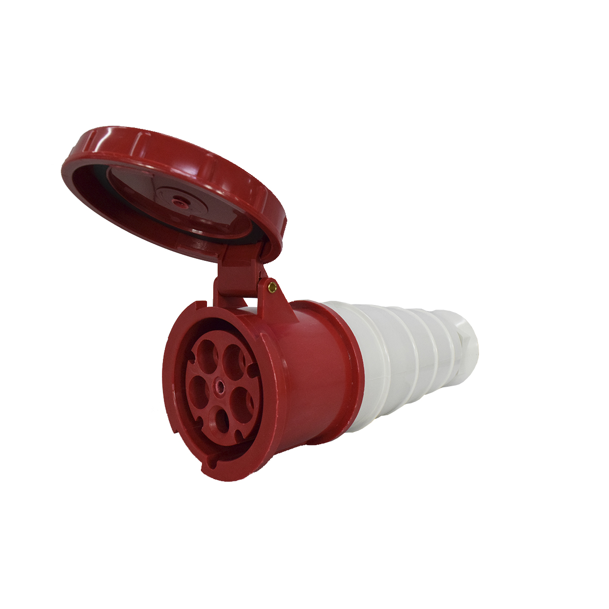 TOMA AÉREA 125A 220-380/240-415VAC ROJO