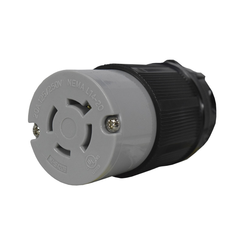 TOMA SEG AE 20A/125/250VAC 3P+T NEMA L14-20 UL - Imagen 3