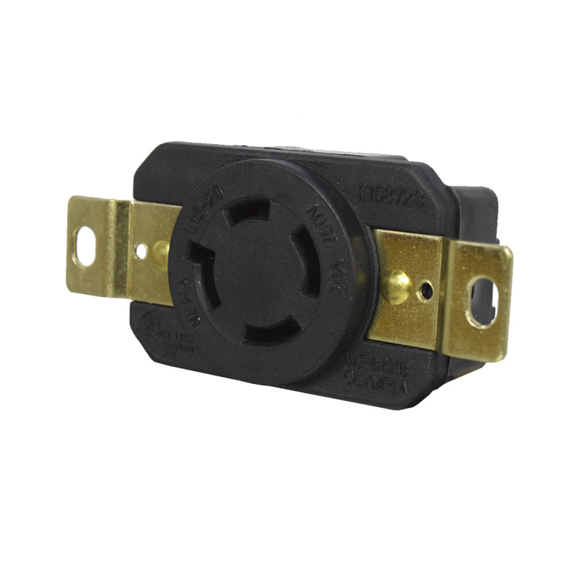 TOMA SEG INC 20A/250VAC 3P+T NEMA L15-20R - Imagen 3
