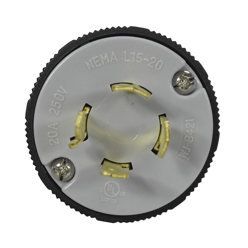 CLAVIJA SEG 20A/250VAC 3+T NEMA L15-20P - Imagen 2