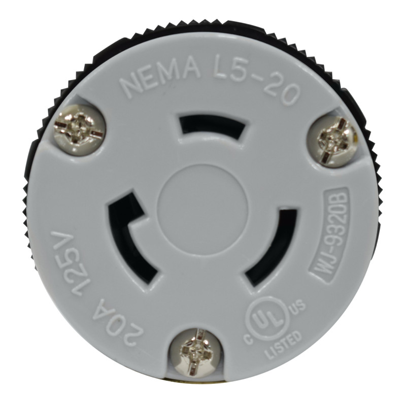TOMA SEG AE 20A/125VAC 2P+T NEMA L5-20 UL - Imagen 2