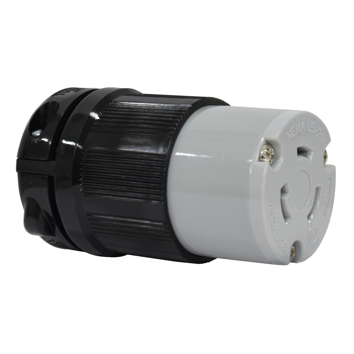 TOMA SEG AE 20A/125VAC 2P+T NEMA L5-20 UL