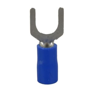 Terminal U Azul 6.4mm 14-16AW6 X 1 Paquete De 100 Unid