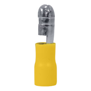 Terminal Aislada Bala Macho 12 - 10 AWG Amarilla X 1 Paquete De 100 Unid | EBCHQ