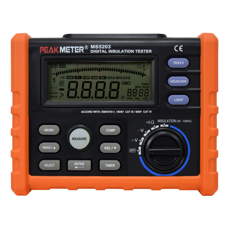 Megohmetro. Medidor De Aislamiento. Hasta 10GOHM 1000V. - Imagen 2