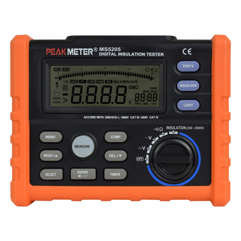 Megohmetro. Medidor De Aislamiento. Hasta 100GOHM 2500V. - Imagen 2