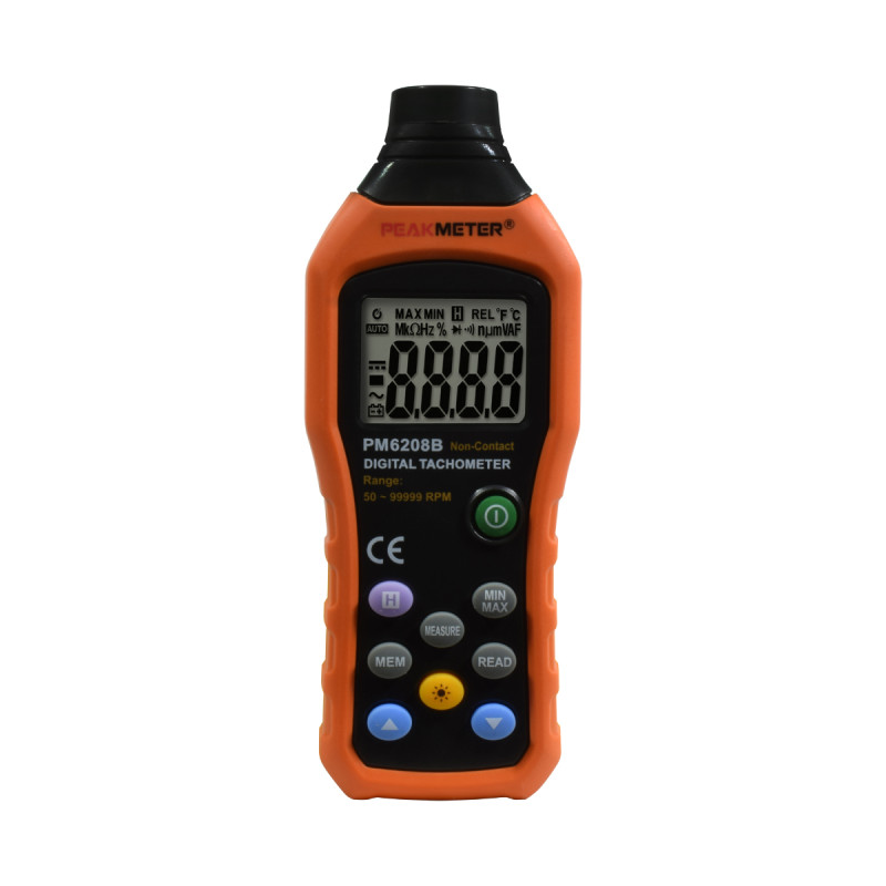 Tacómetro Sin Contacto. Rango 50-99999 RPM. Incluye Cinta Reflectiva. - Imagen 2