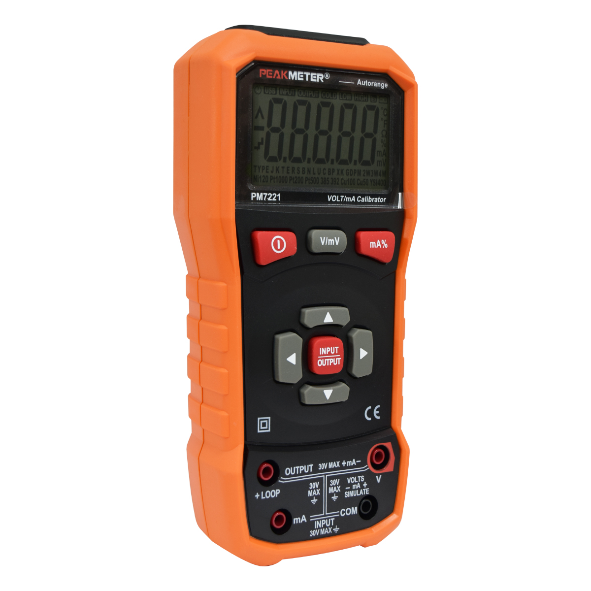 Calibrador De Procesos. Generador - Medidor De 0-24mA. 0-100mV. 0-10V.