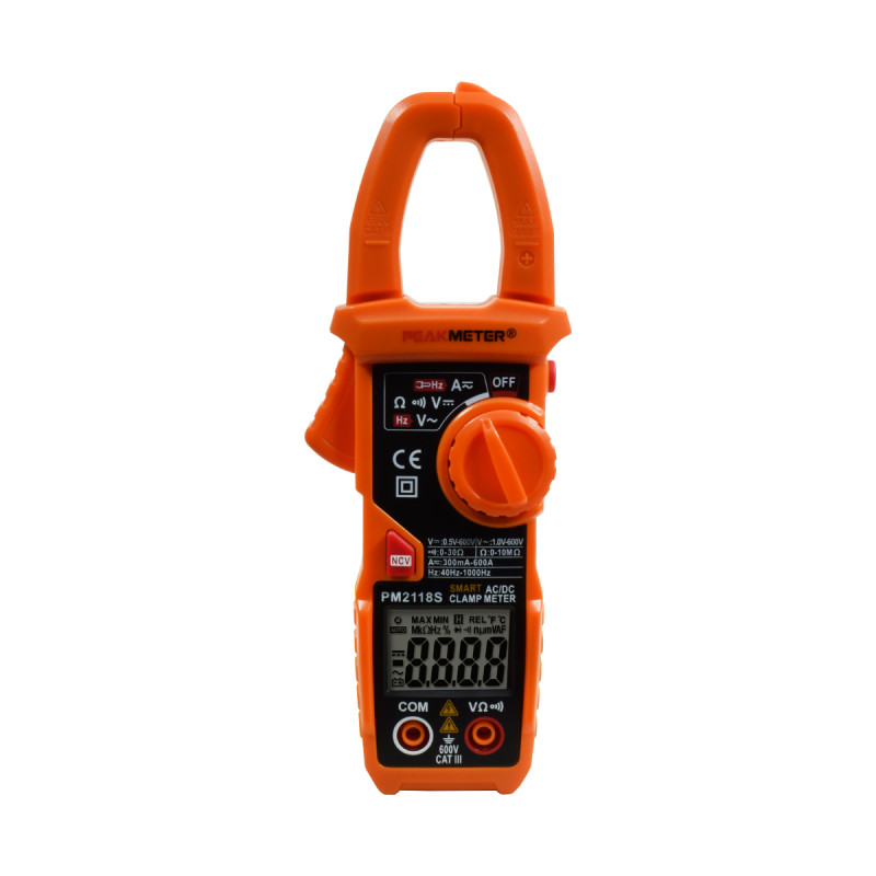 Pinza Volti-Amperimétrica Digital AC/DC Hasta 600V. Hasta 600A. Auto-Medidas-Rango. NCV. - Imagen 2