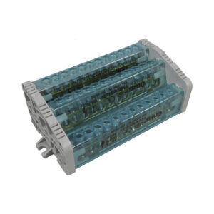 Bloque Distribución Tripolar 3L 12 Huecos 160A Tapas Lateral Con Cubrimiento | ONKA