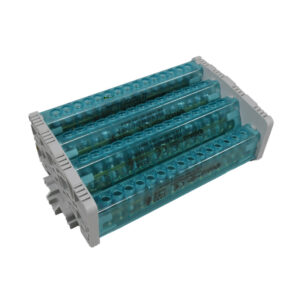 Bloque Distribución Tetrapolar 4L 15 Huecos 160A Tapas Lateral Con Cubrimiento | ONKA