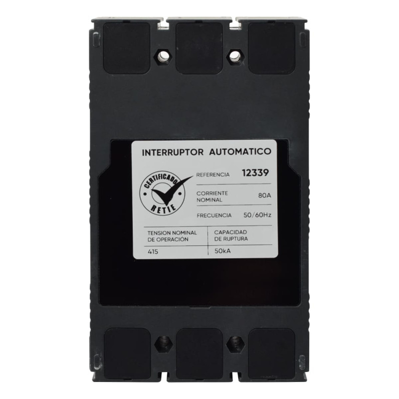Breaker Industrial 3X80A 415V 50KA | EBCHQ - Imagen 4