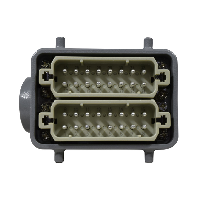 Conector Macho 32P 16A/250V E Lateral | WAIN - Imagen 2