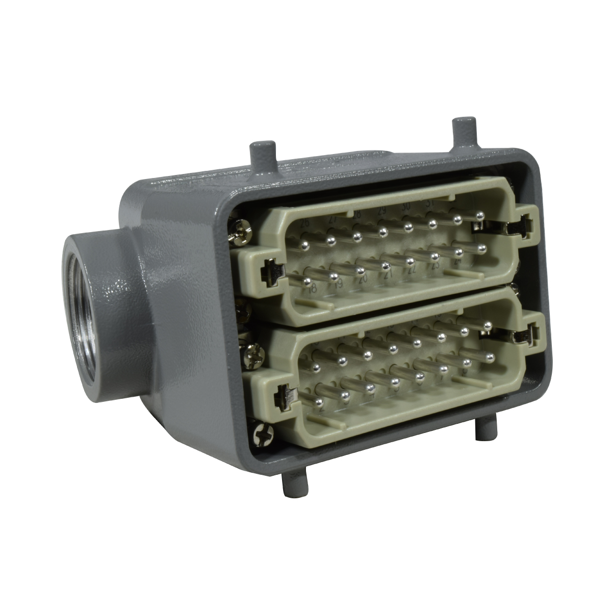 Conector Macho 32P 16A/250V E Lateral | WAIN