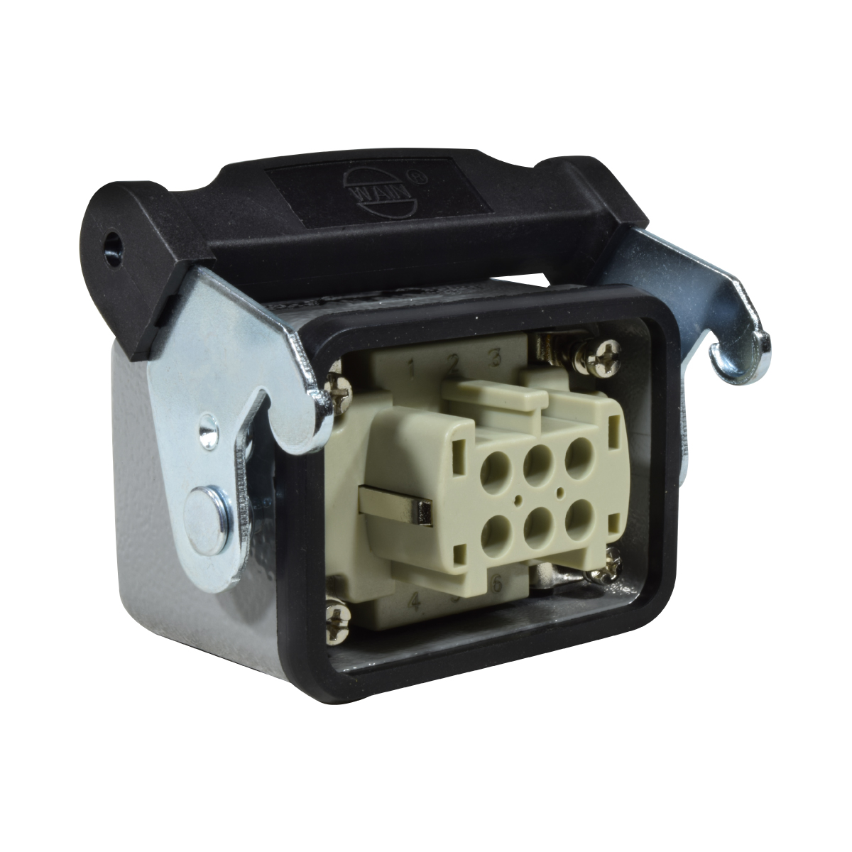 Conector Hembra 6P 16A/500V Aérea | WAIN