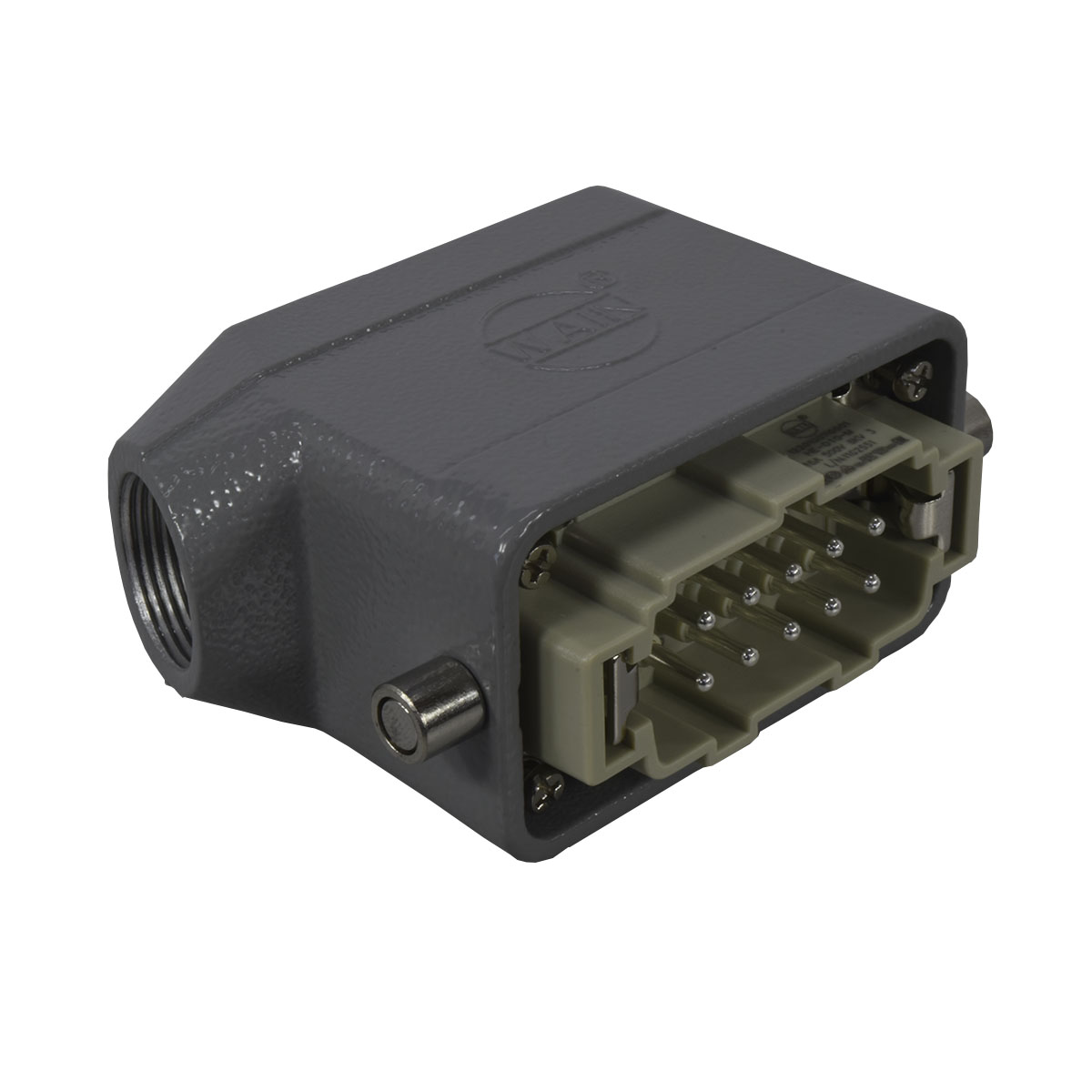 Conector Macho 10P 16A/500V E Lateral | WAIN