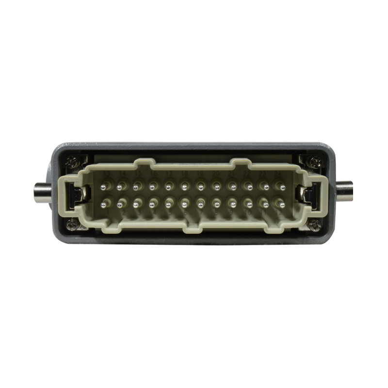 Conector Macho 24P 16A/500V E Lateral | WAIN - Imagen 2