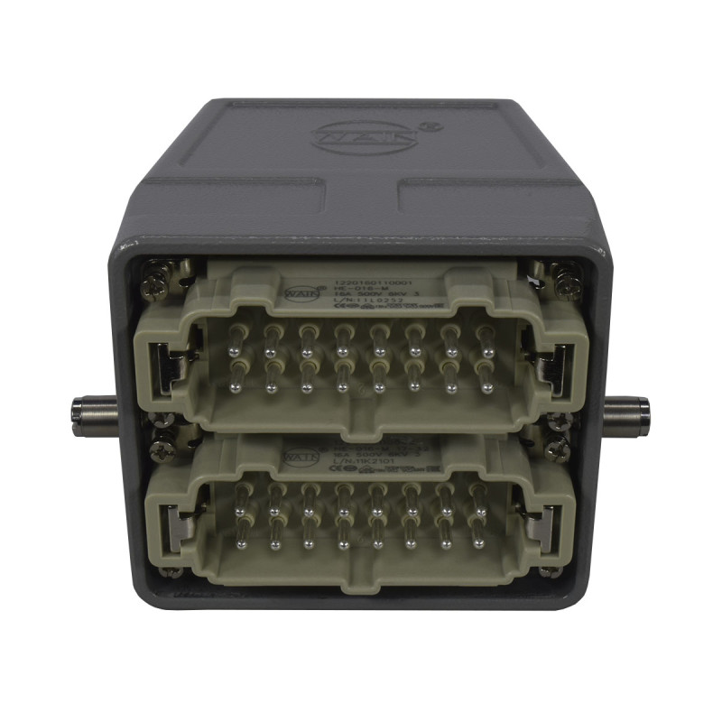 Conector Macho 32P 16A/500V E Lateral | WAIN - Imagen 2