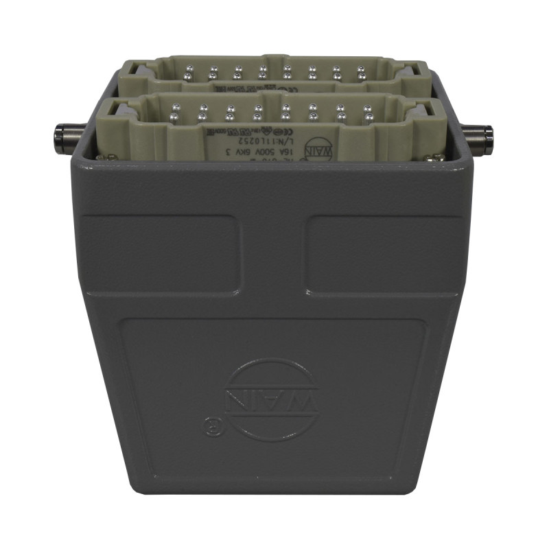 Conector Macho 32P 16A/500V E Lateral | WAIN - Imagen 3