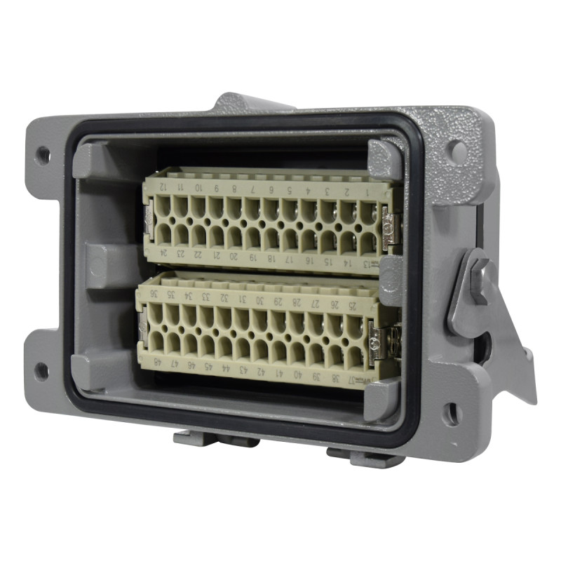 Conector Hembra 48P 16A/500V Incrustar | WAIN - Imagen 3