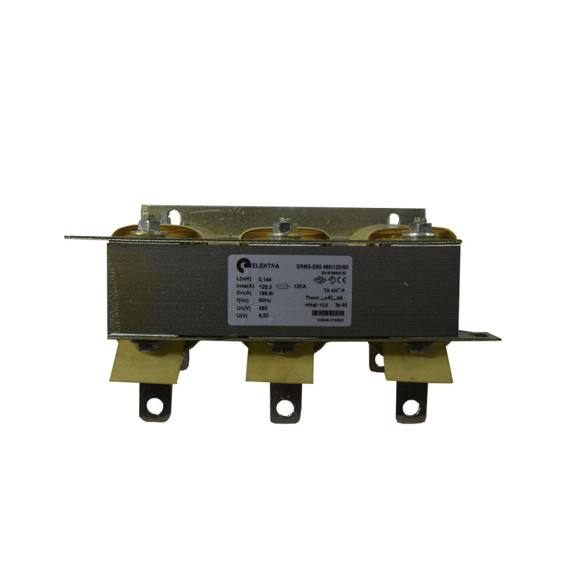Reactancia De Motor 4KHZ / 480VAC / 120A | ELEKTRA - Imagen 4