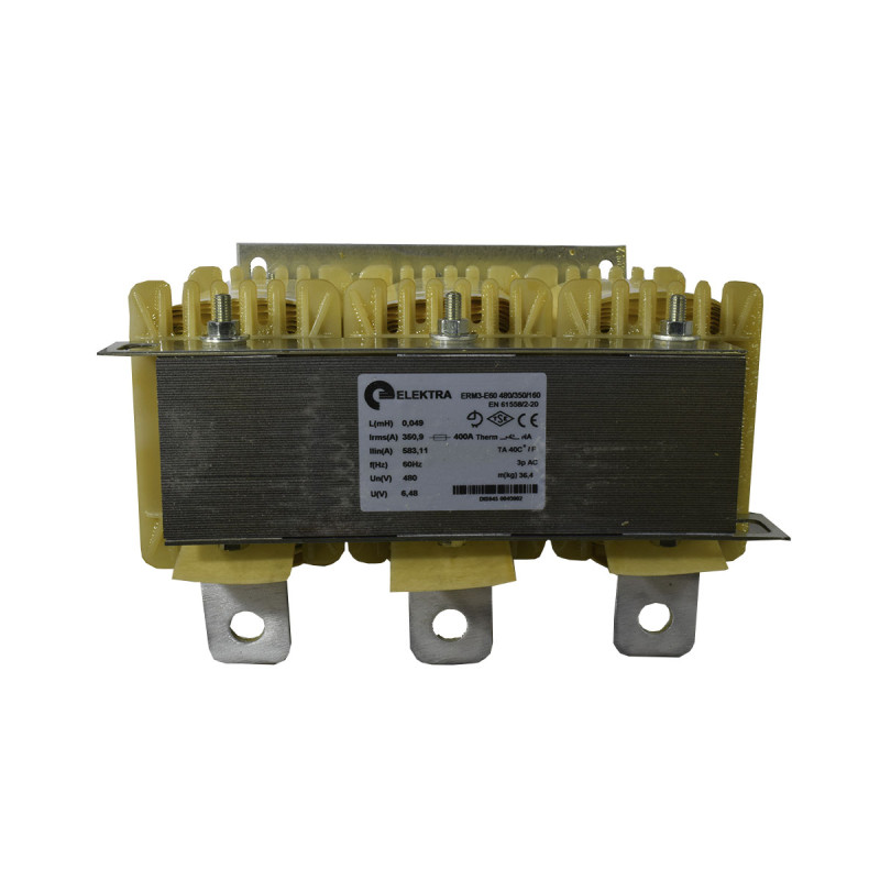 Reactancia De Motor 4KHZ / 480 VAC / 350A | ELEKTRA - Imagen 4