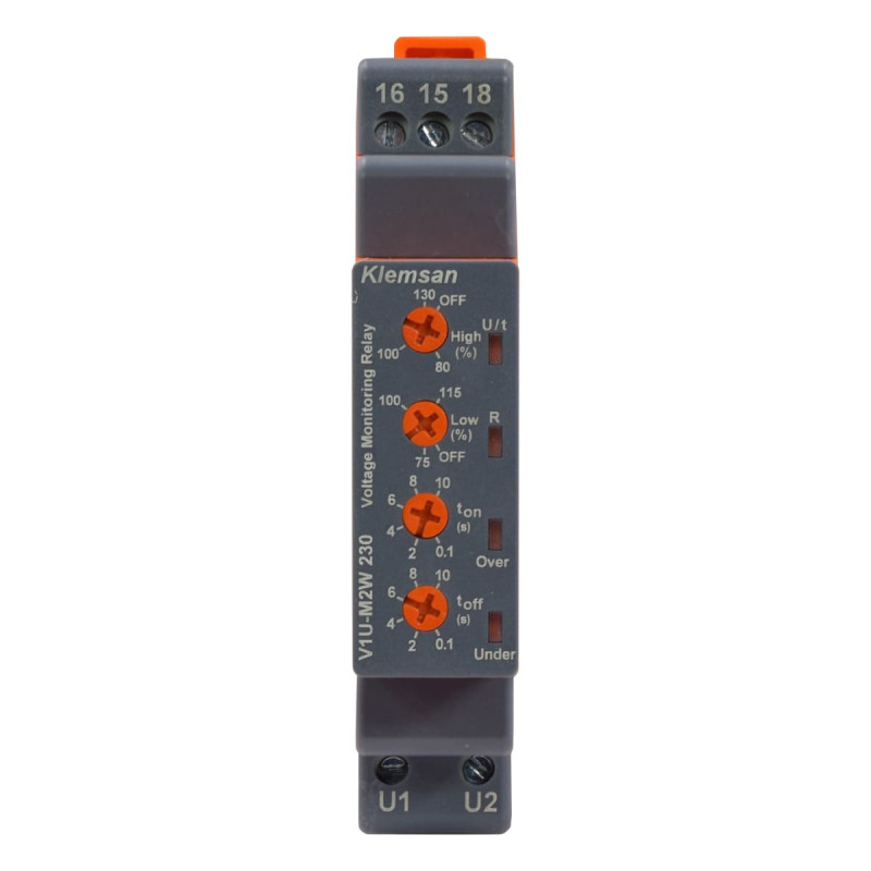 Monitor De Voltaje Monofásico 230VAC Salida Relé | KLEMSAN - Imagen 2