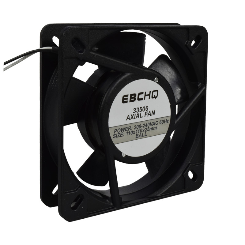 Ventilador Axial 110X110X25mm 200-240VAC | EBCHQ