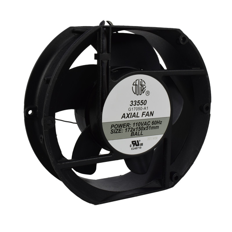 Ventilador Axial 172X172X51mm 100-125VAC Rodamiento UL | EBCHQ