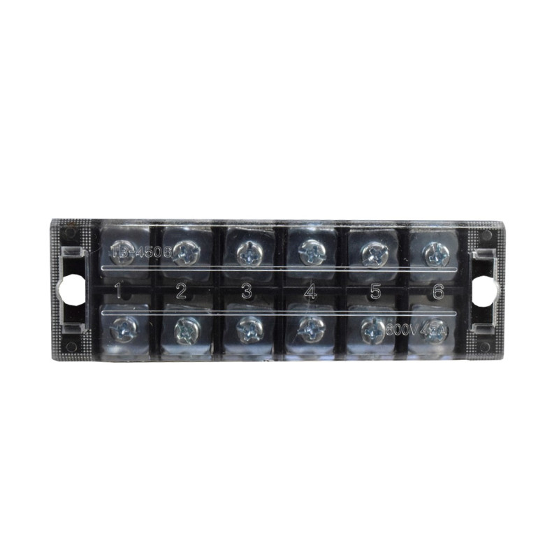 Regleta TB Con Tapa 6P 45A/600V X 20 Unid - Imagen 2