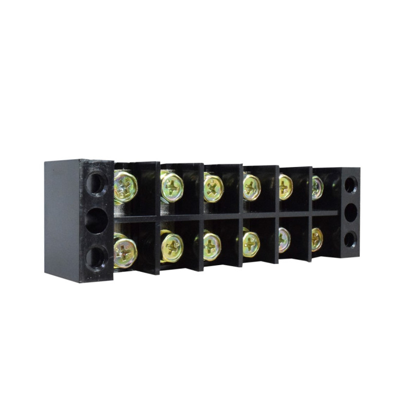 Regleta TB Con Tapa 6P 60A/600V X 10 Unid - Imagen 2