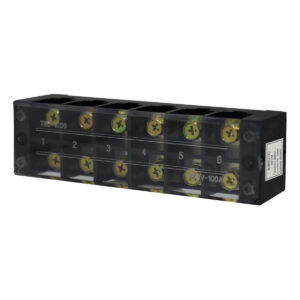 Regleta TB Con Tapa 6P 100A/600V X 10 Unid
